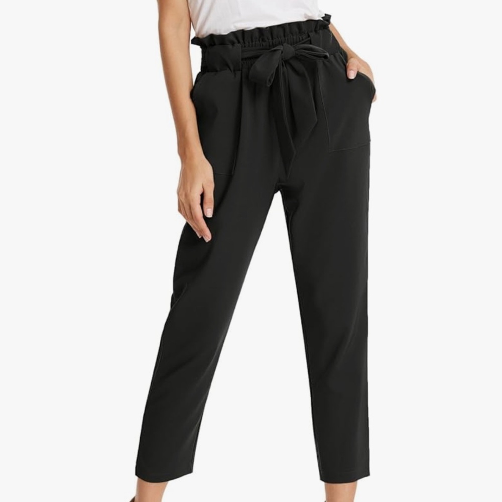 Amazon Cropped Waist Pants with pockets